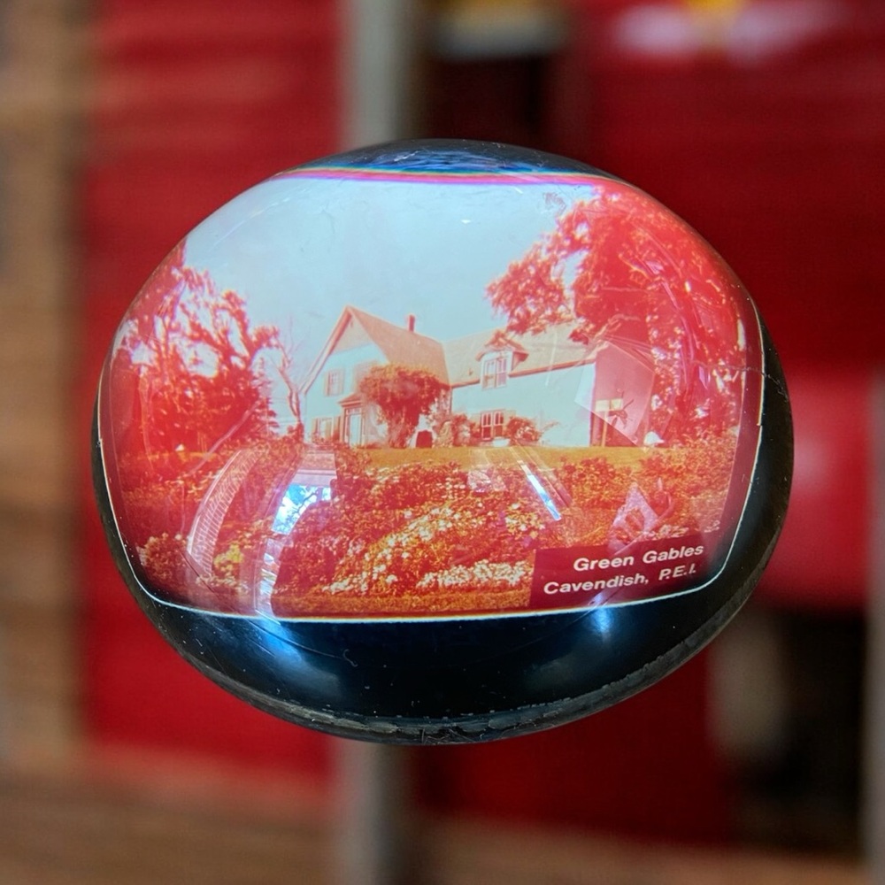 Vintage Souvenir Photo Gems Paperweight Anne of Green Gables Cavendish P.E.I.